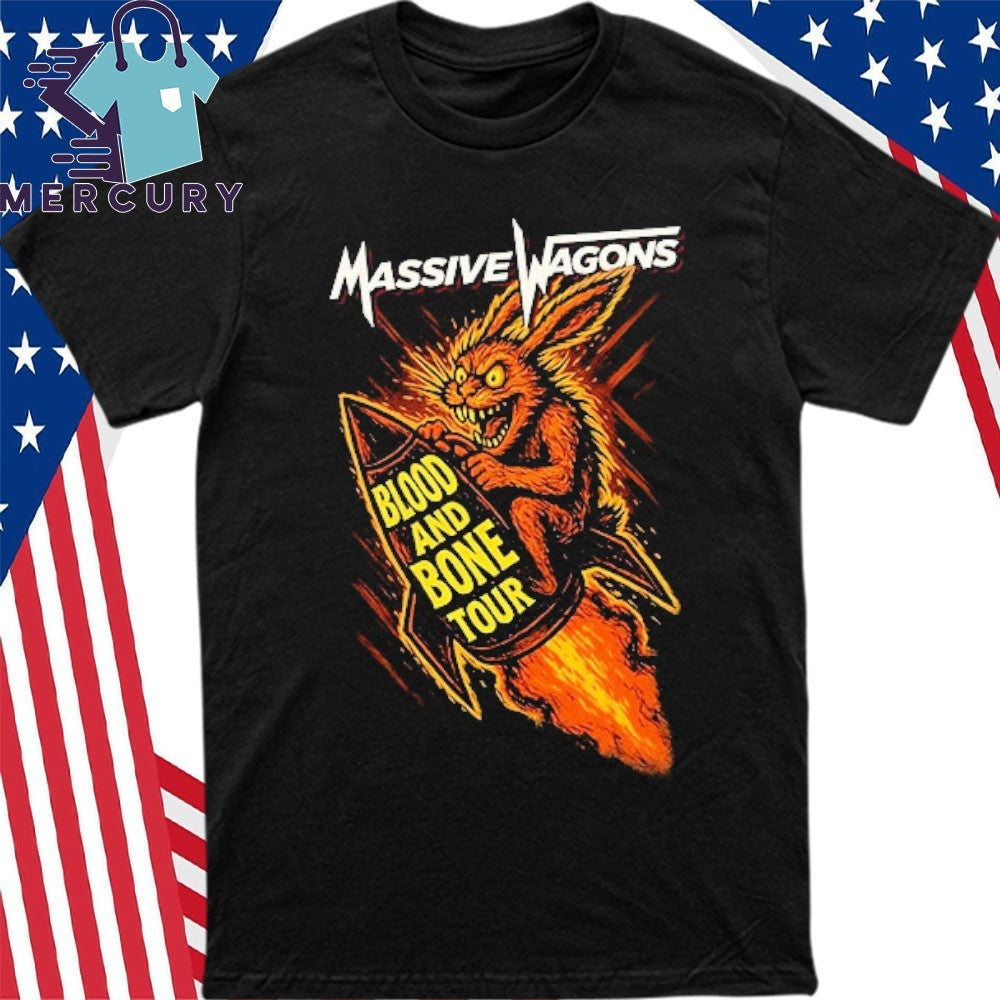 Massive Wagons Blood & Bone European Tour Shirt