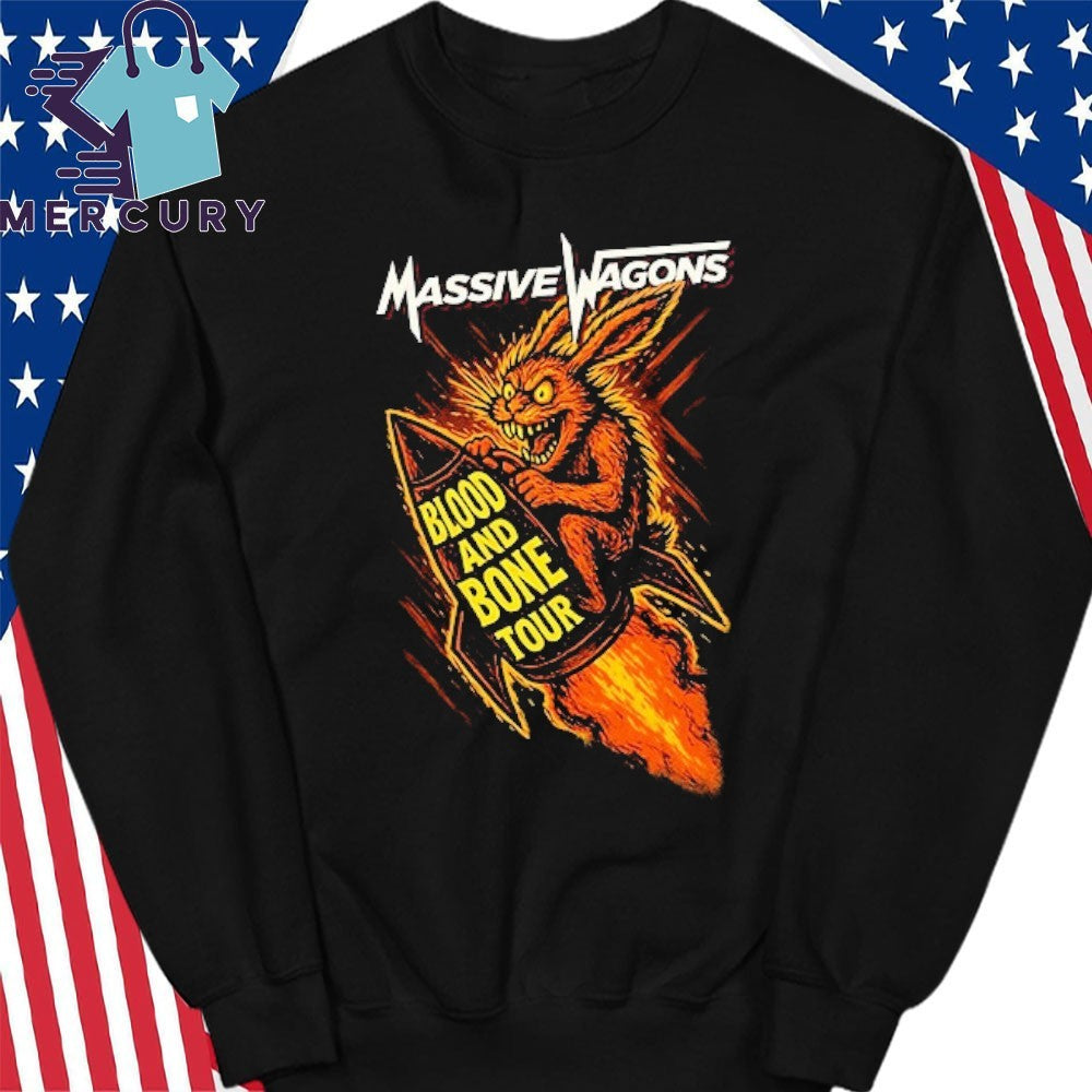 Massive Wagons Blood & Bone European Tour Shirt