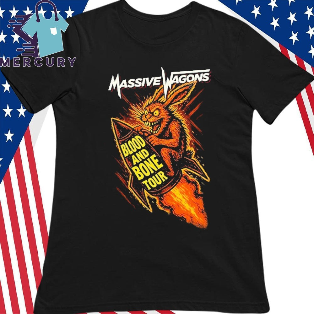 Massive Wagons Blood & Bone European Tour Shirt