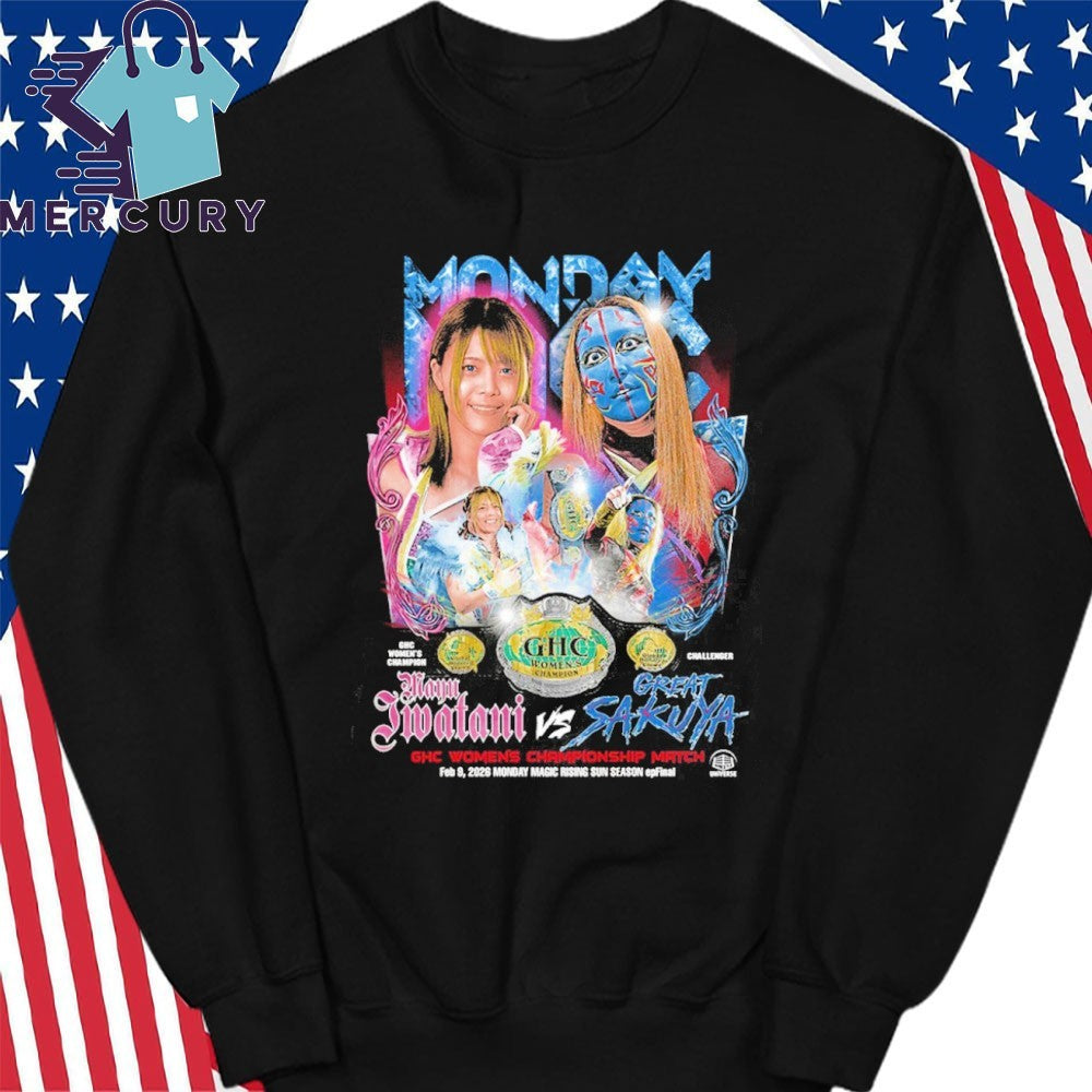 Mayu Iwatani Vs Great Sakuya 2026 GHC Women’s Championship Match Shirt