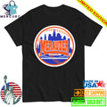 Merauder New York Mets Baseball Logo Skyline Shirt