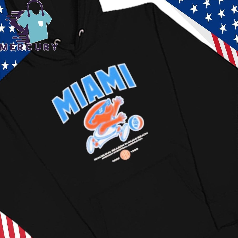 Miami Floridians Dribbling Mascot American Basketball Association Est 1969 Shirt