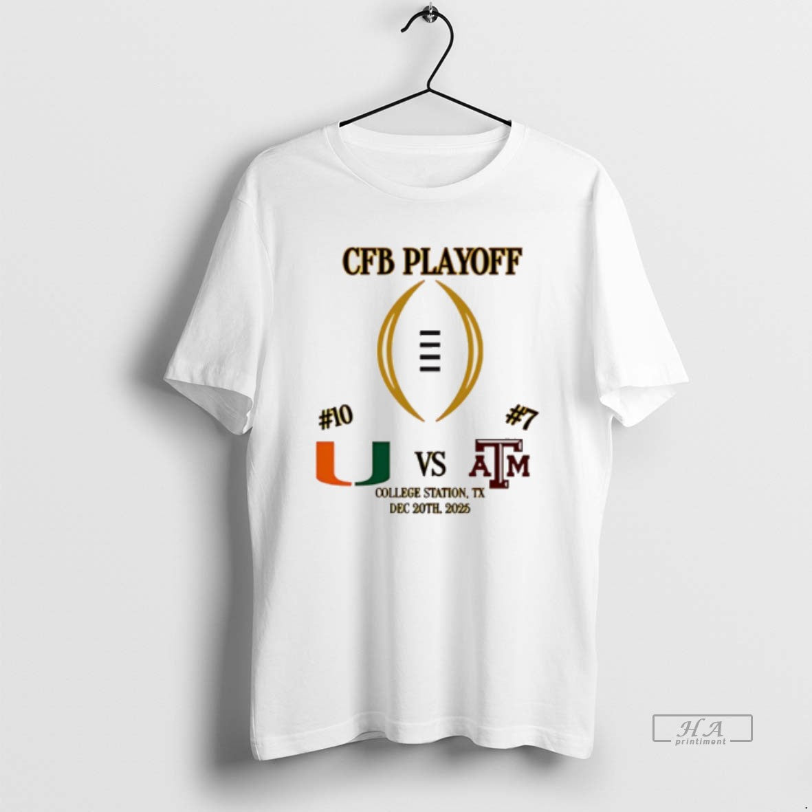 Official Miami Vs Texas Am 2025 Cfp First Rd Playoff Game 2 T-Shirts, Hoodie, Sweatshirt | CoreVibeTees.com