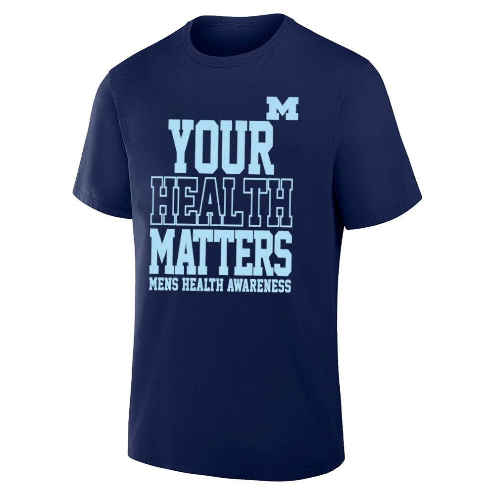 Michigan Basketball Your Health Matters Men’s Health Awareness Shirt