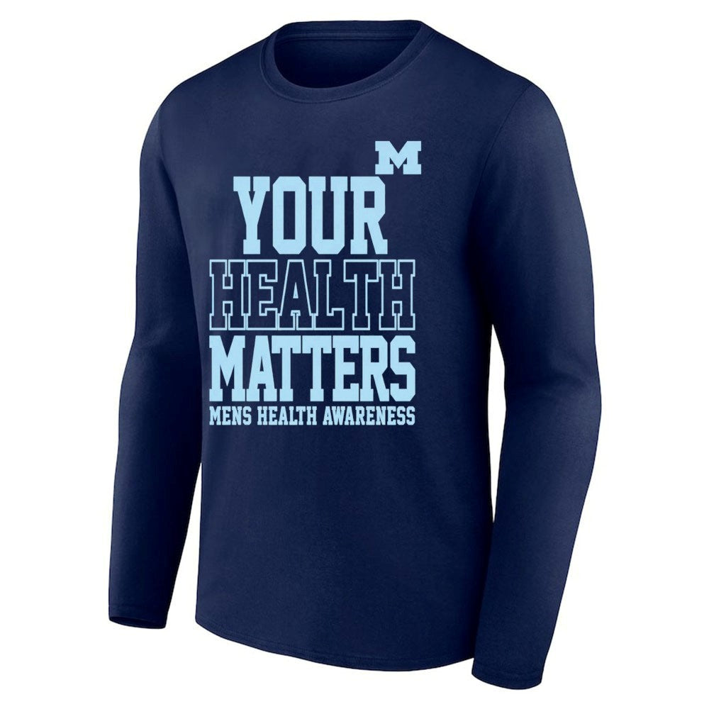 Michigan Basketball Your Health Matters Men’s Health Awareness Shirt