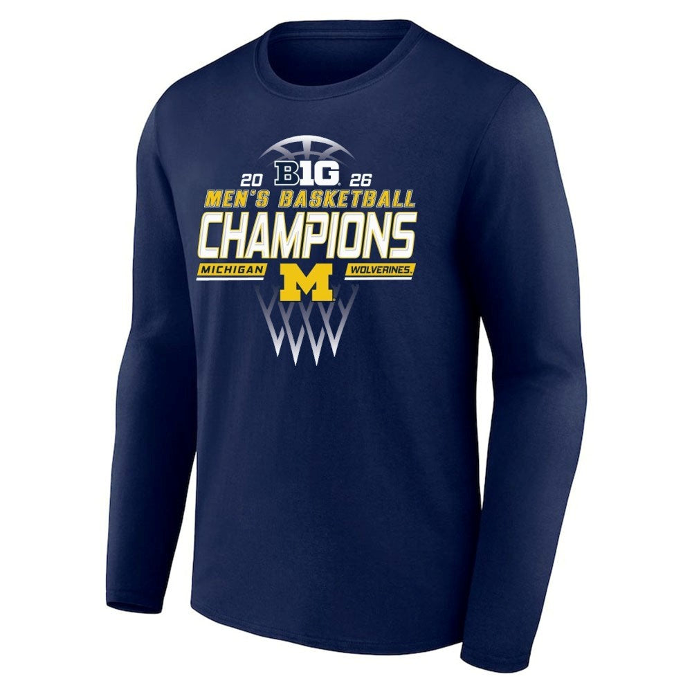 Michigan Wolverines 2026 Big Ten Men’s Basketball Regular Season Champions Shirt