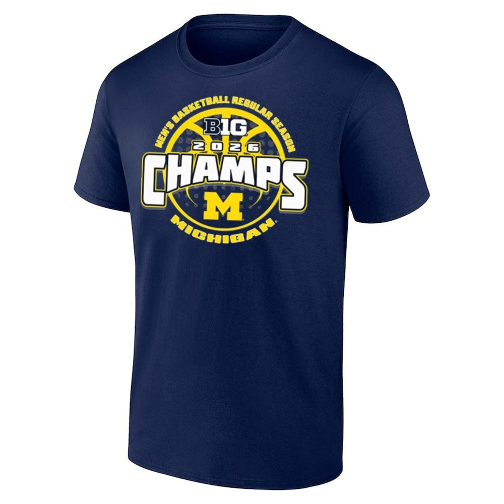 Michigan Wolverines 2026 Big Ten Men’s Basketball Regular Season Champs Shirt