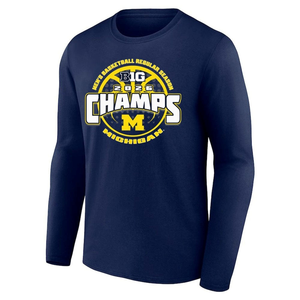Michigan Wolverines 2026 Big Ten Men’s Basketball Regular Season Champs Shirt