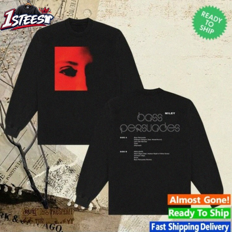 Miley Cyrus Bass Persuades Album T-Shirt