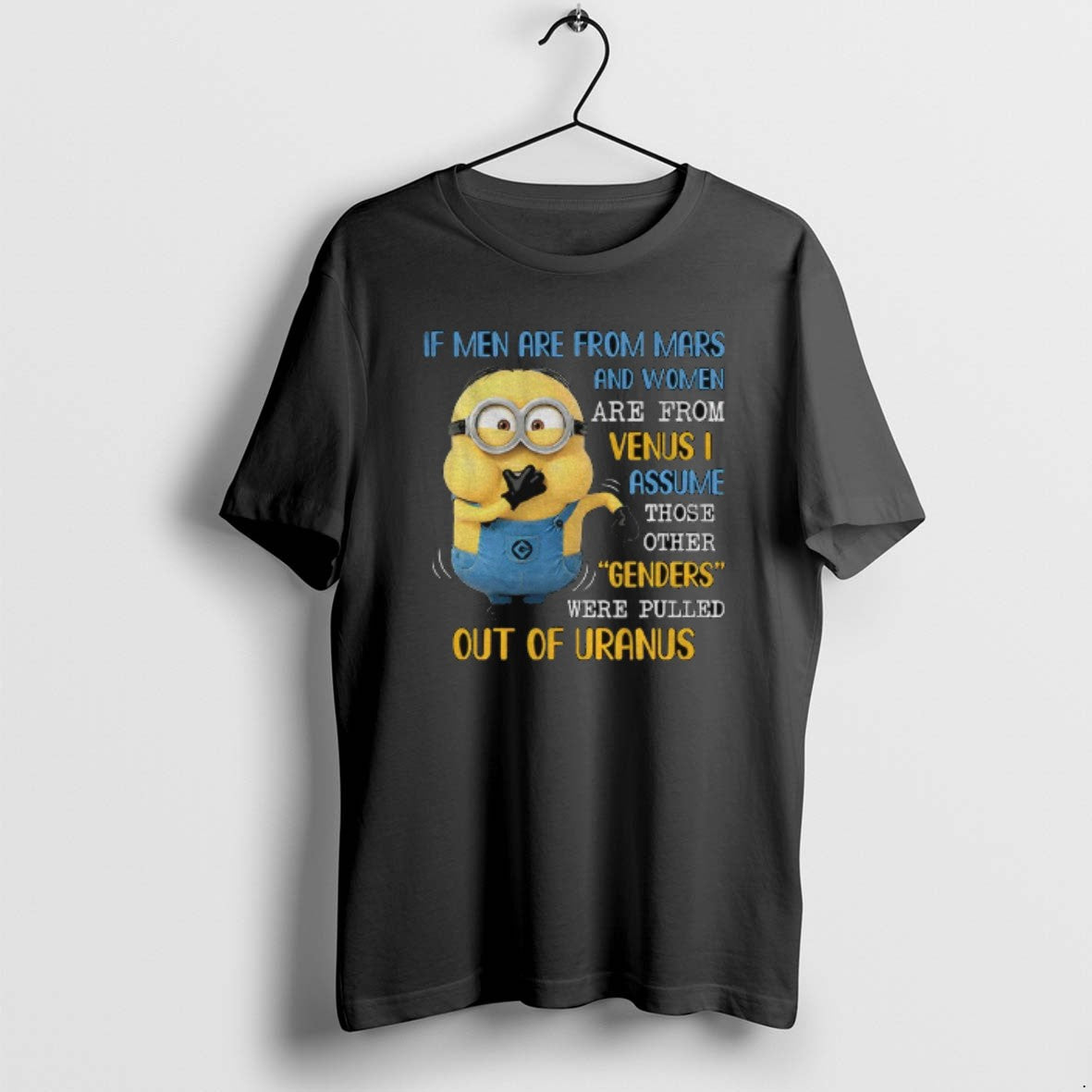 Official Minion If Men Are From Mars And Women Are From Venus I Assume Those T-Shirts, Hoodie, Sweatshirt | CoreVibeTees.com