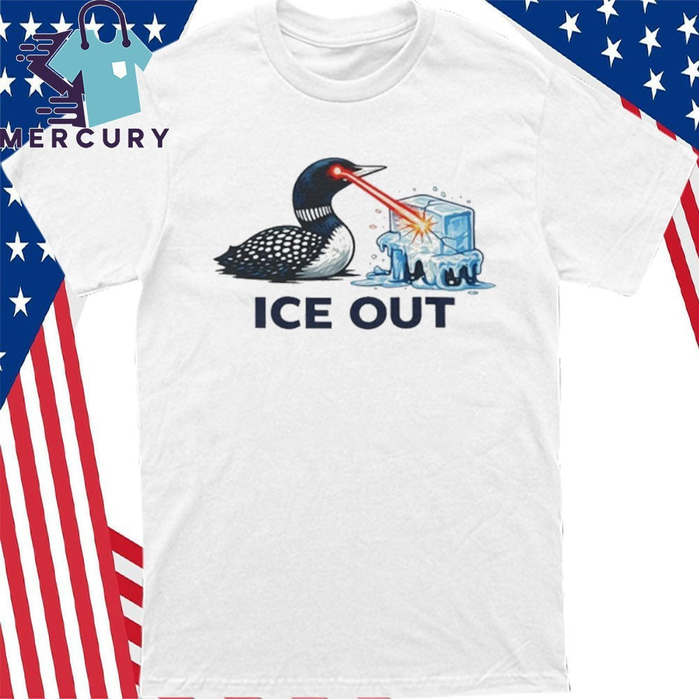 Minnesota Laser Loon ICE OUT Protest Shirt