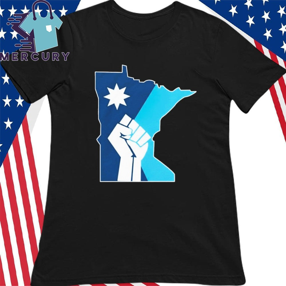 Minnesota Rebel New State Flag Minnesota Rebel Alliance Hands Shirt