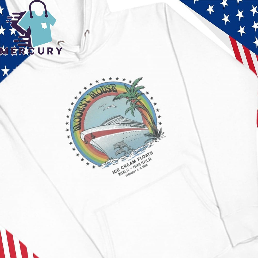 Modest Mouse Ice Cream Floats Norwegian Pearl Shirt