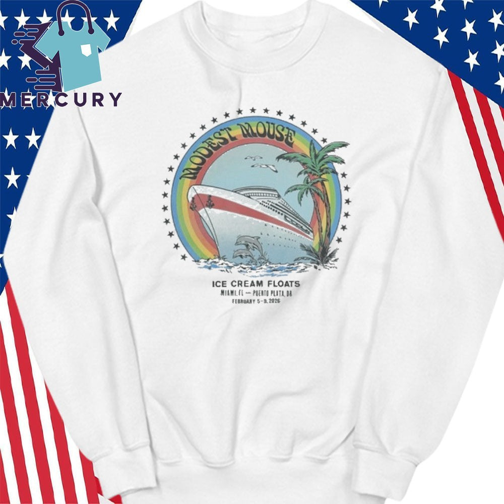 Modest Mouse Ice Cream Floats Norwegian Pearl Shirt