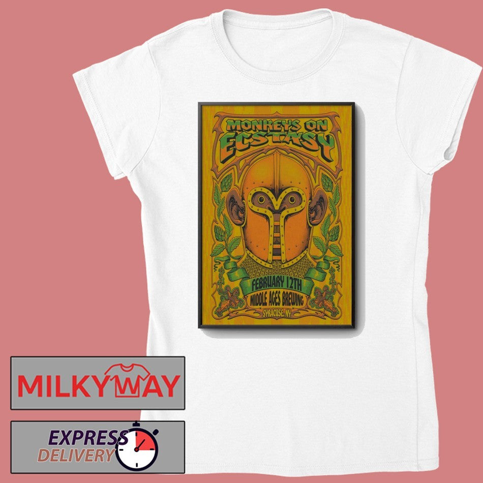 Moe. Feb 12 2026 Middle Ages Brewing Company Syracuse NY Poster shirt
