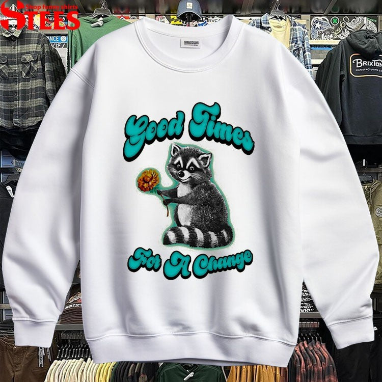 Morrissey Good Times For A Change Raccoon T-shirts