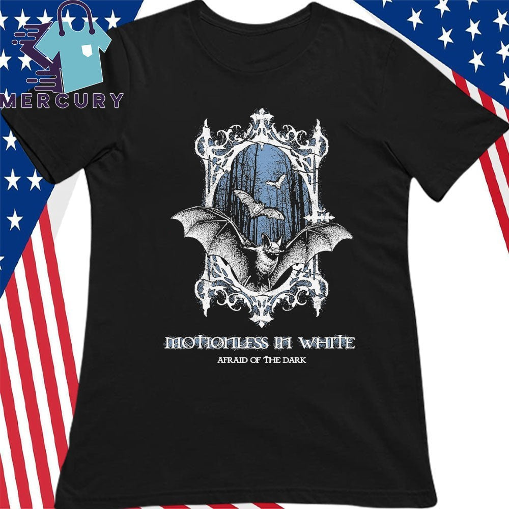 Motionless In White Afraid Of The Dark Bat Shirt