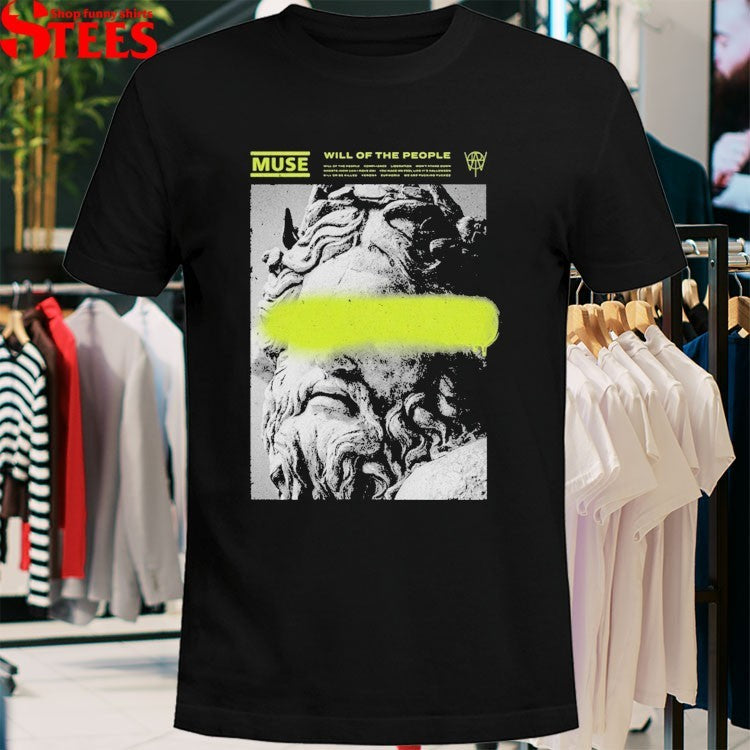 Muse Will Of The People Statue Defaced T-Shirt