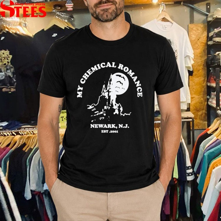 My Chemical Romance Newark NJ Est 2001 Haunted Castle T-shirts
