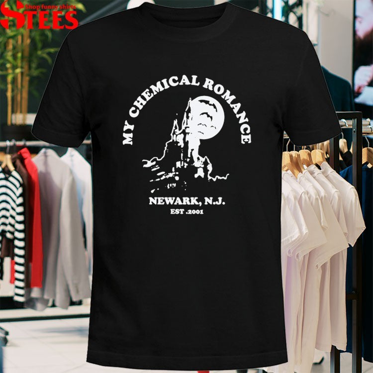 My Chemical Romance Newark NJ Est 2001 Haunted Castle T-shirts