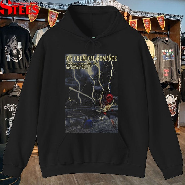 My Chemical Romance The Black Parade 2026 Tour In Minneapolis MN US On August 24 Lightining T-Shirts