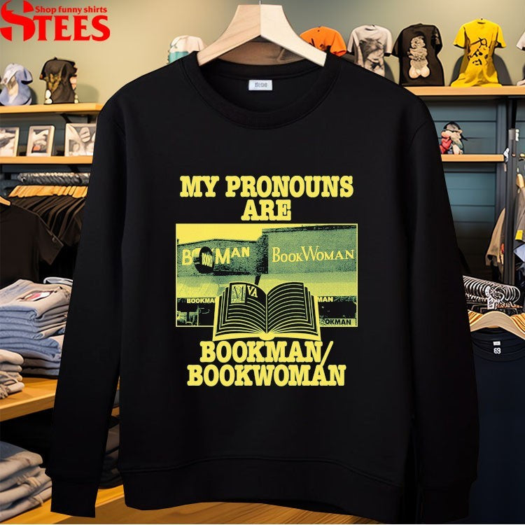 My Pronouns are BookMan BookWoman T-Shirt