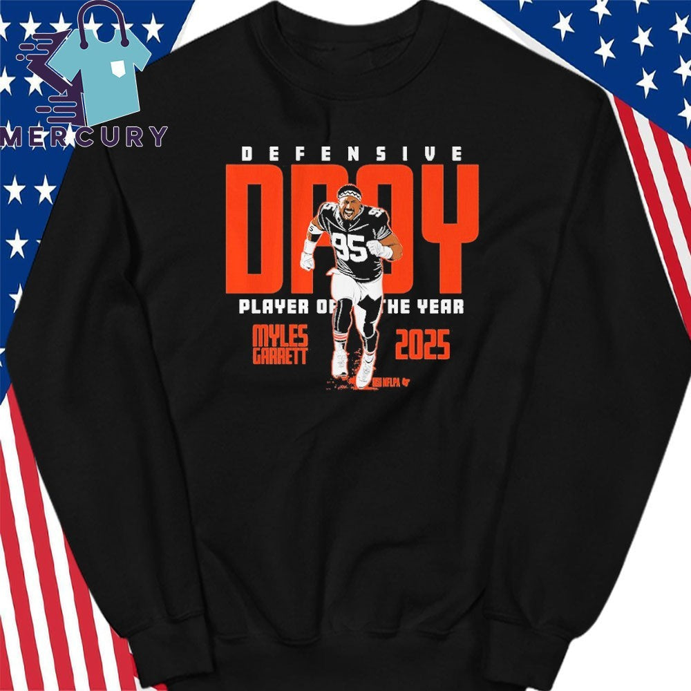 Myles Garrett 2025 Defensive Player of the Year Shirt