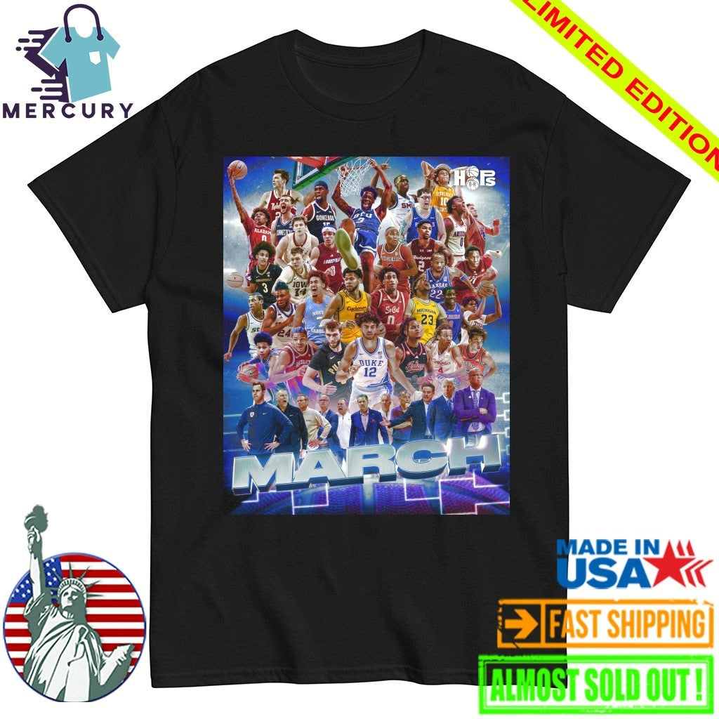 NCAA March Madness 2026 Men’s Basketball March Is Here Here Baby Shirt