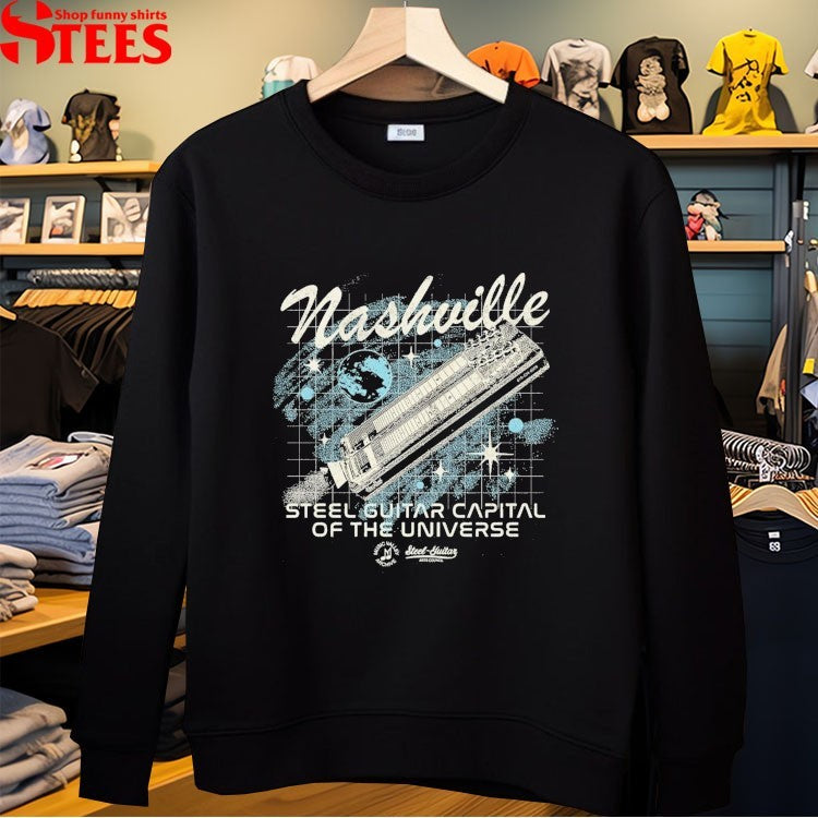 Nashville Steel Guitar Capital Of The Universe Music Valley Archive T-Shirt