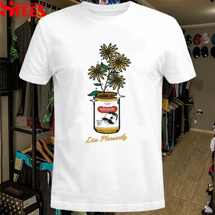 National Bohemian Live Pleasantly Susan T-shirts
