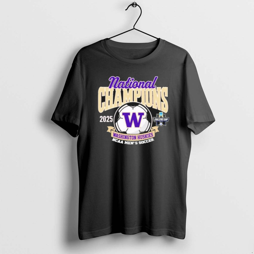 Official National Champions 2025 Mens College Cup Washington Huskies Soccer T-Shirts, Hoodie, Sweatshirt | CoreVibeTees.com