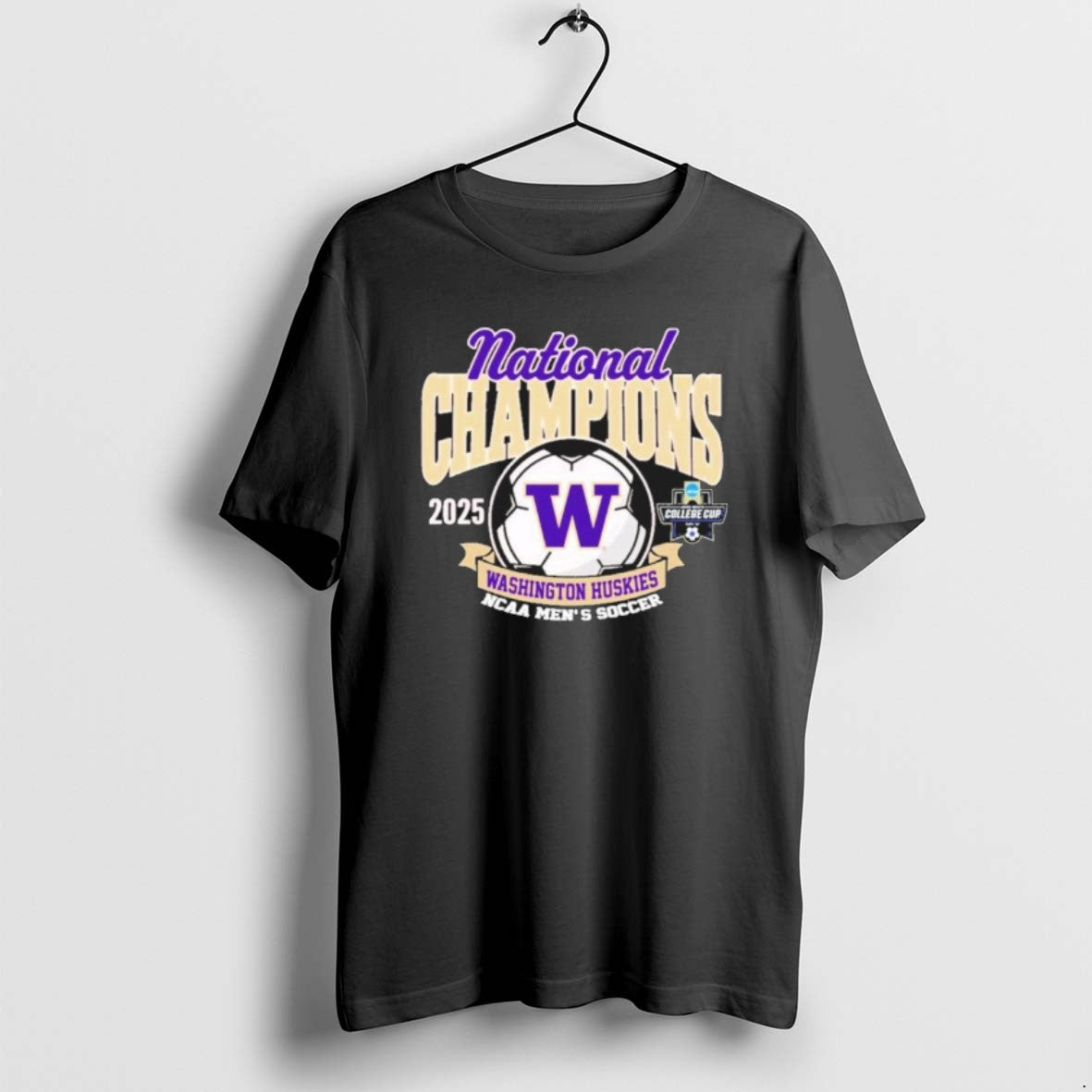 Official National Champions 2025 Mens College Cup Washington Huskies Soccer T-Shirts, Hoodie, Sweatshirt | CoreVibeTees.com