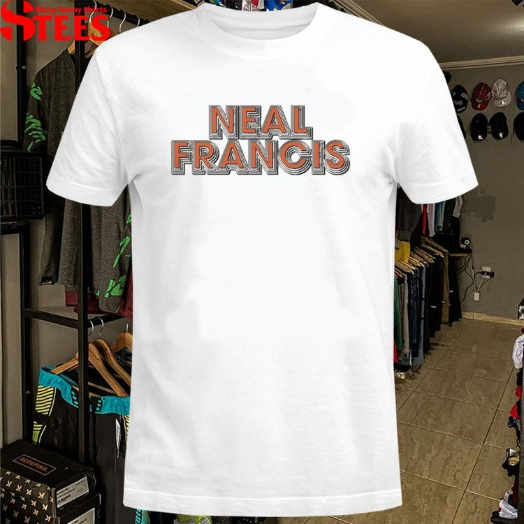 Neal Francis Stacked Orange Letter T-shirts