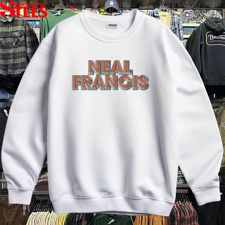 Neal Francis Stacked Orange Letter T-shirts