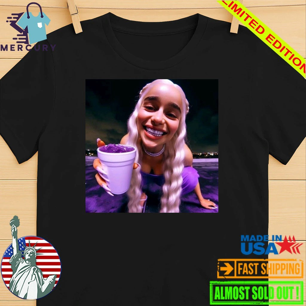 Nicolas Vans Emilia Clarke Daenerys Targaryen Shirt
