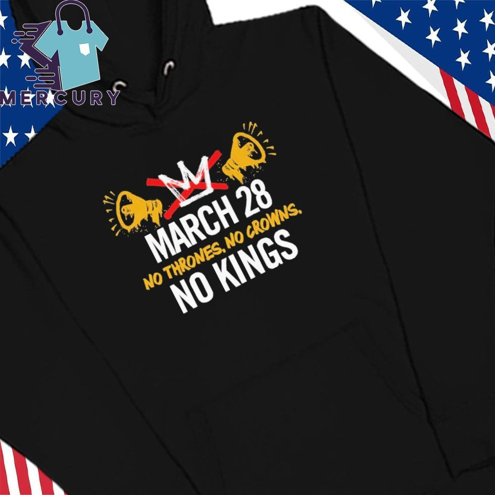 No Thrones, No Crowns No Kings in America March 28 2026 shirt