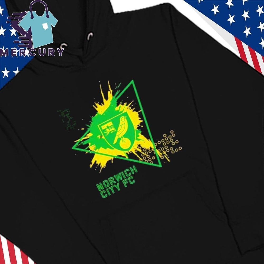 Norwich City Junior Crest Splat Shirt