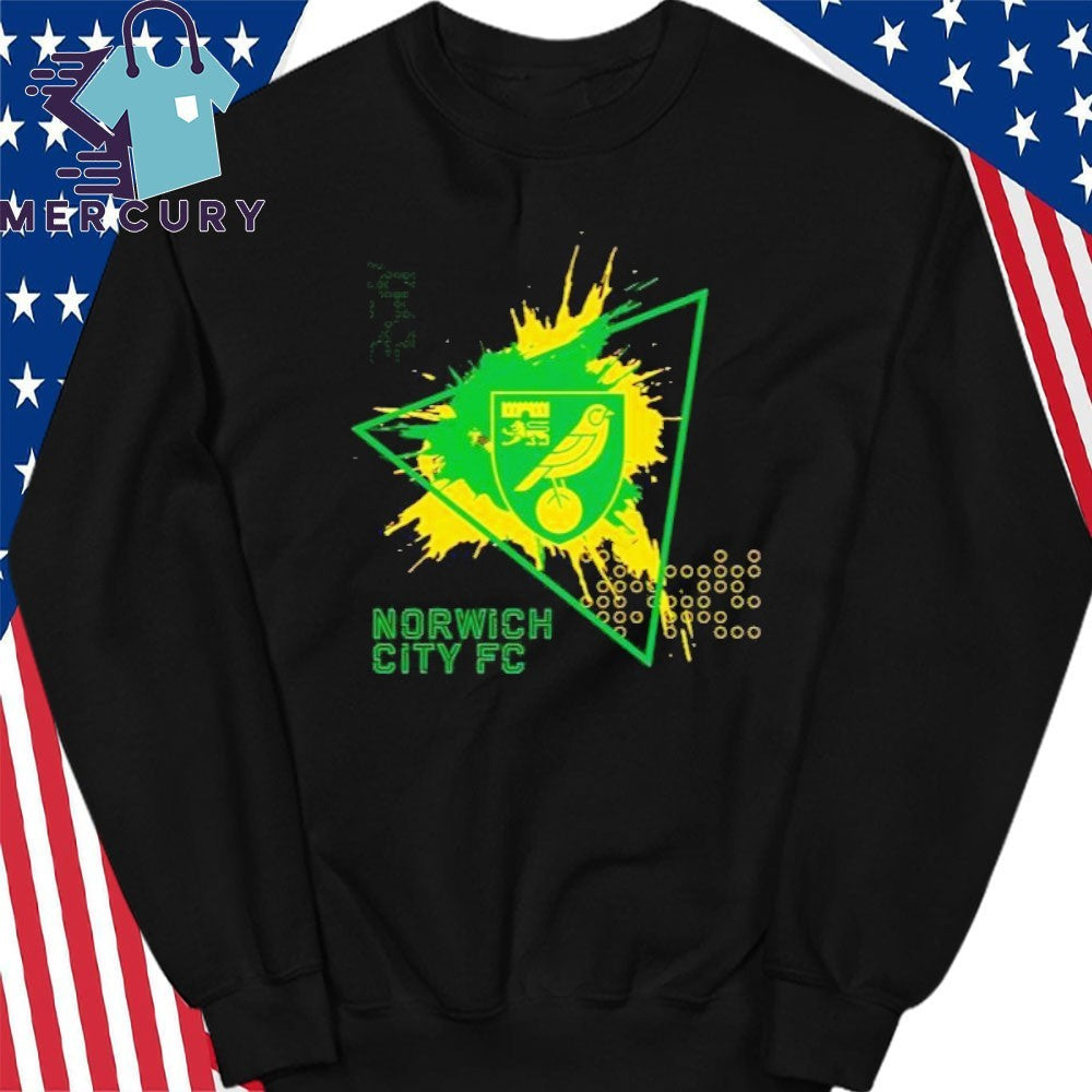 Norwich City Junior Crest Splat Shirt