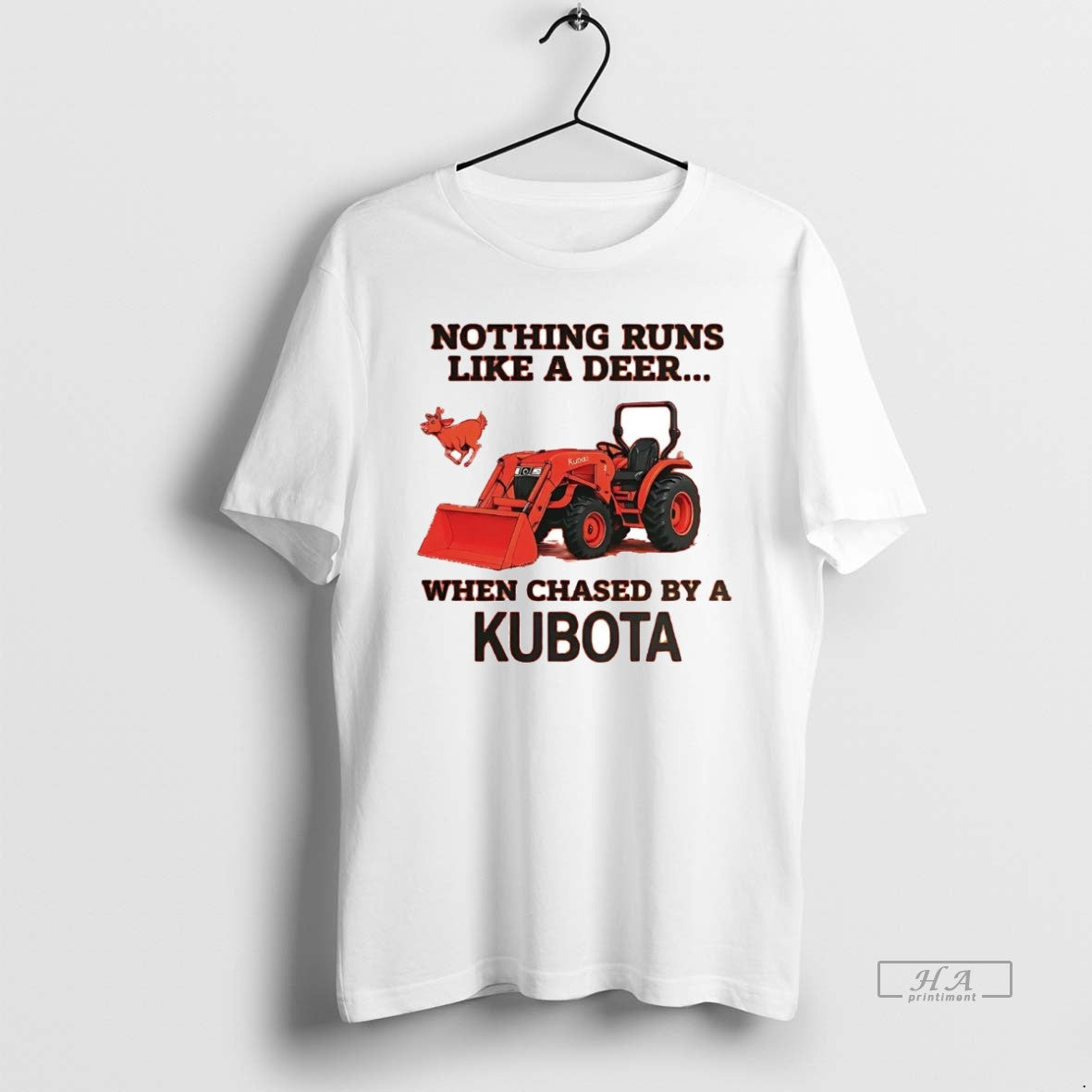 Official Nothing Runs Like A Deer When Chased By A Kubota T-Shirts, Hoodie, Sweatshirt | CoreVibeTees.com
