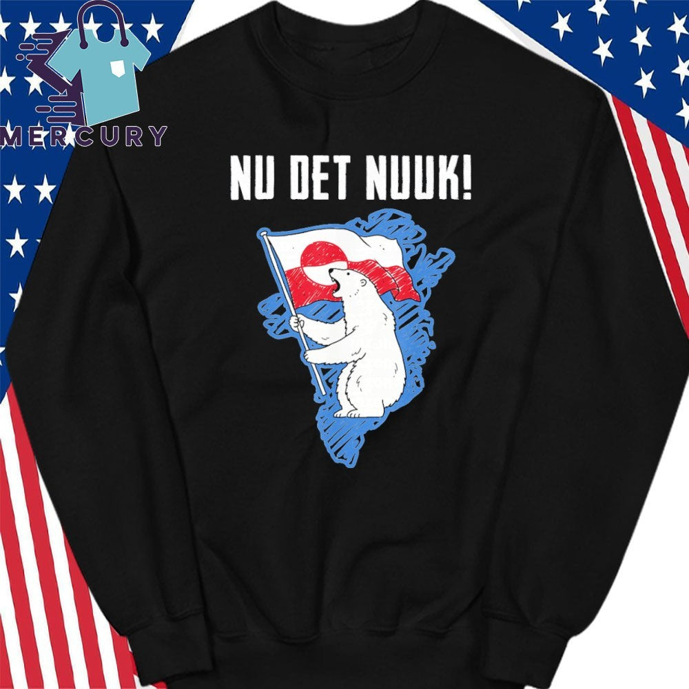 Nu Det Nuuk Greenland Bear Flag Shirt