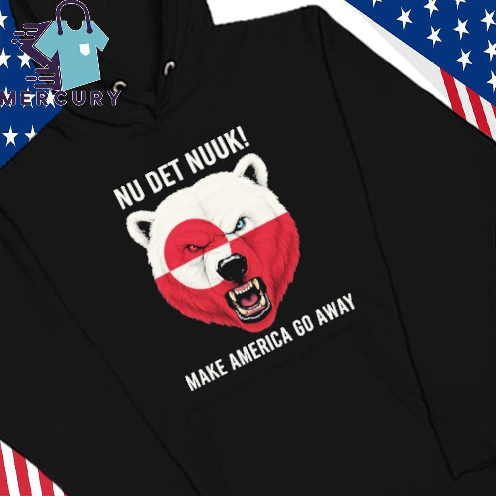 Nu Det Nuuk Greenland Make America Go Away Shirt