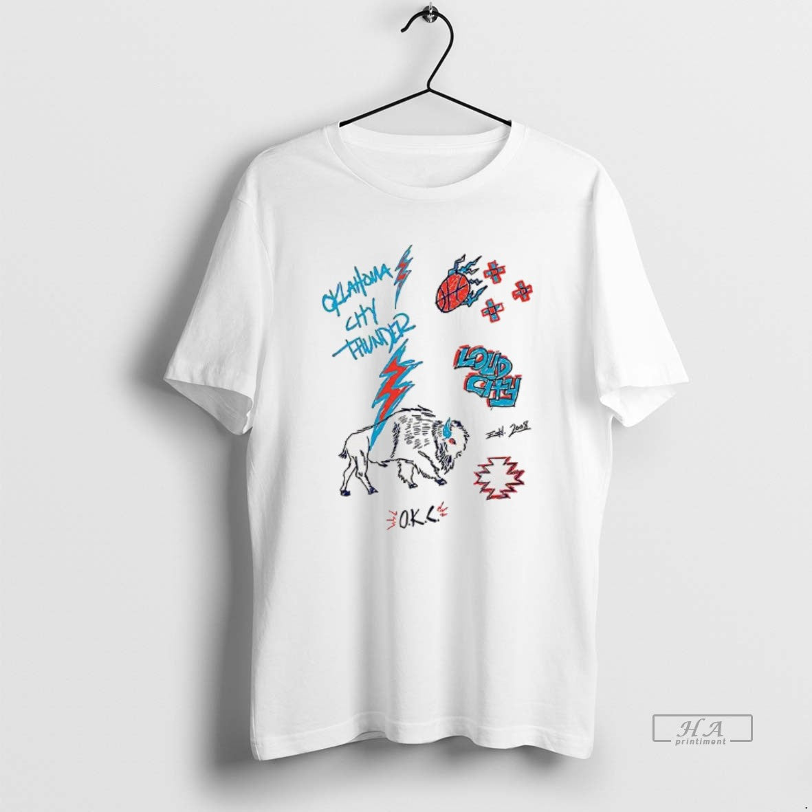 Official Okc Thunder Loudchy Native Heritage T-Shirts, Hoodie, Sweatshirt | CoreVibeTees.com
