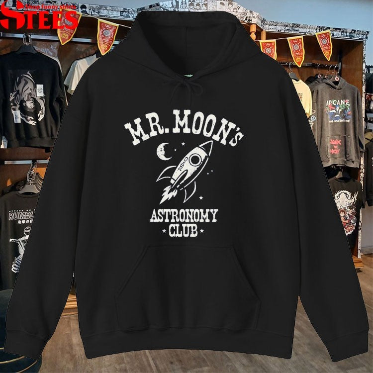 Oar Of A Revolution Mr. Moon’s Astronomy Club Rocket T-Shirt