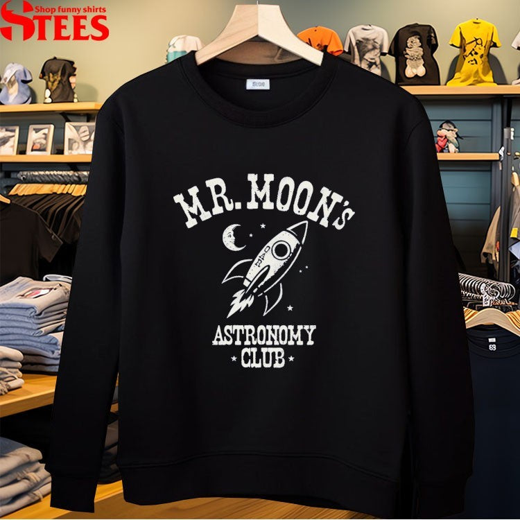 Oar Of A Revolution Mr. Moon’s Astronomy Club Rocket T-Shirt