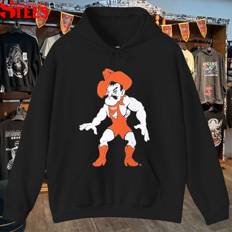 Oklahoma State Cowboys Wrestling Pete Mascot T-Shirts