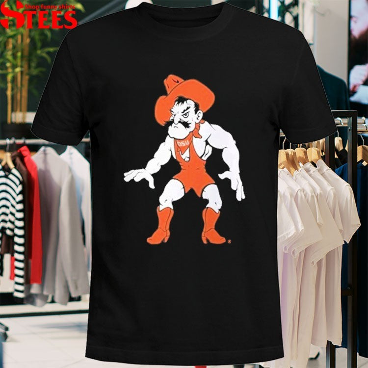 Oklahoma State Cowboys Wrestling Pete Mascot T-Shirts