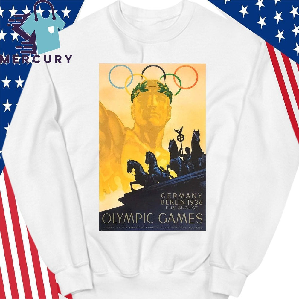 Olympic Games Germany Berlin 1936 Poster Shirt