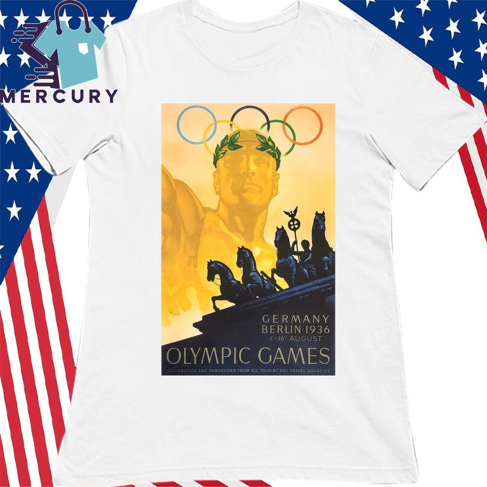 Olympic Games Germany Berlin 1936 Poster Shirt