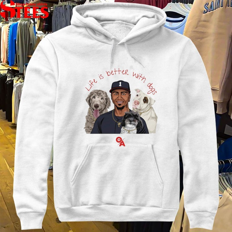 Ozzie Albies Life Is Better With Dogs T-shirts