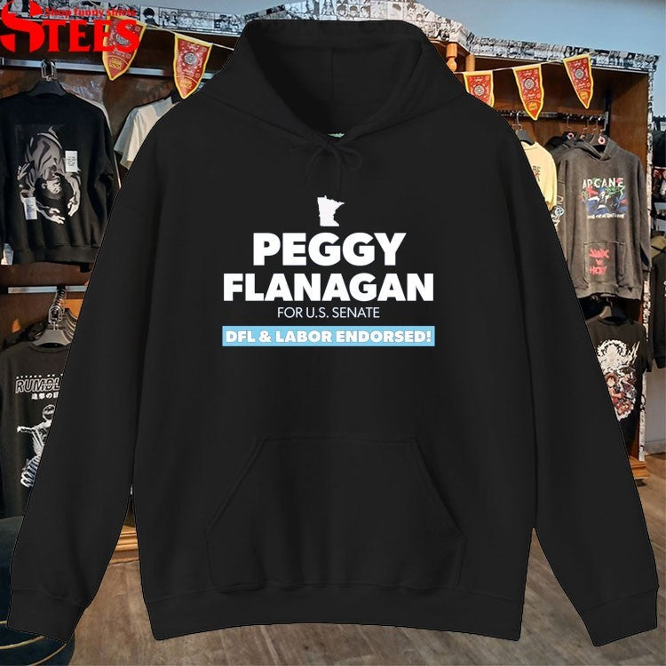 Peggy Flanagan DFL And Labor Endorsed T-shirts